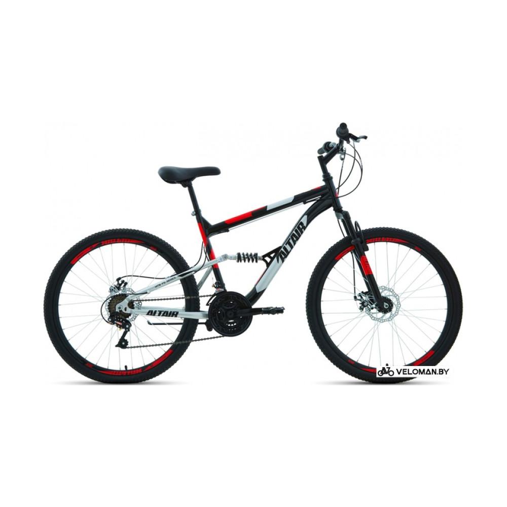 Велосипед горный Altair MTB FS 26 2.0 D р.16 2022 (черный/красный)