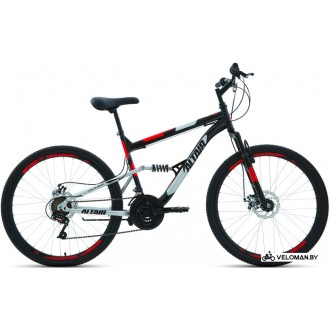Велосипед Altair MTB FS 26 2.0 D р.16 2022 (черный/красный)