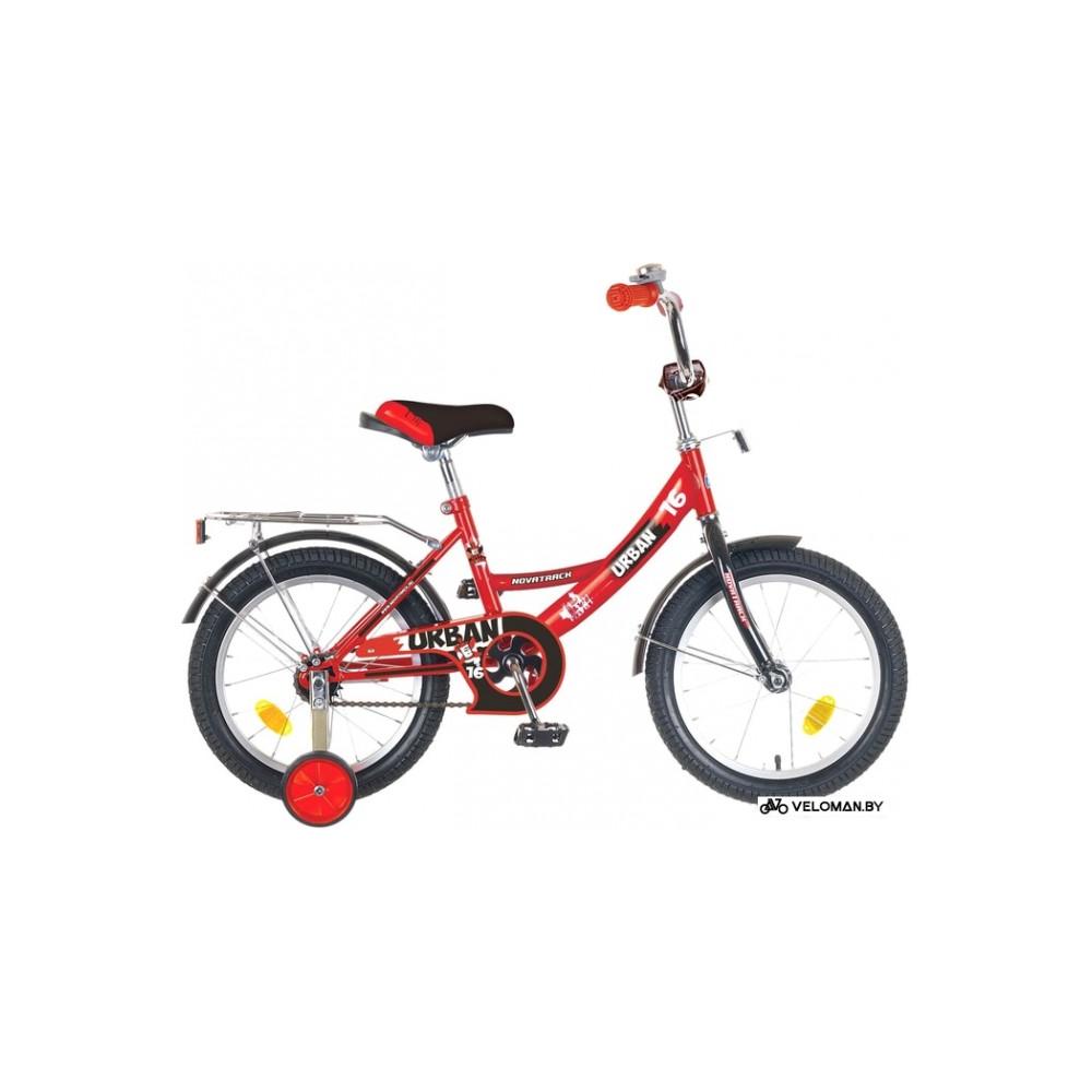 Детский велосипед Novatrack Urban 16 (красный)