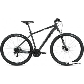 Велосипед горный Forward Apache 29 3.2 HD р.19 2022 (черный матовый/серебристый)