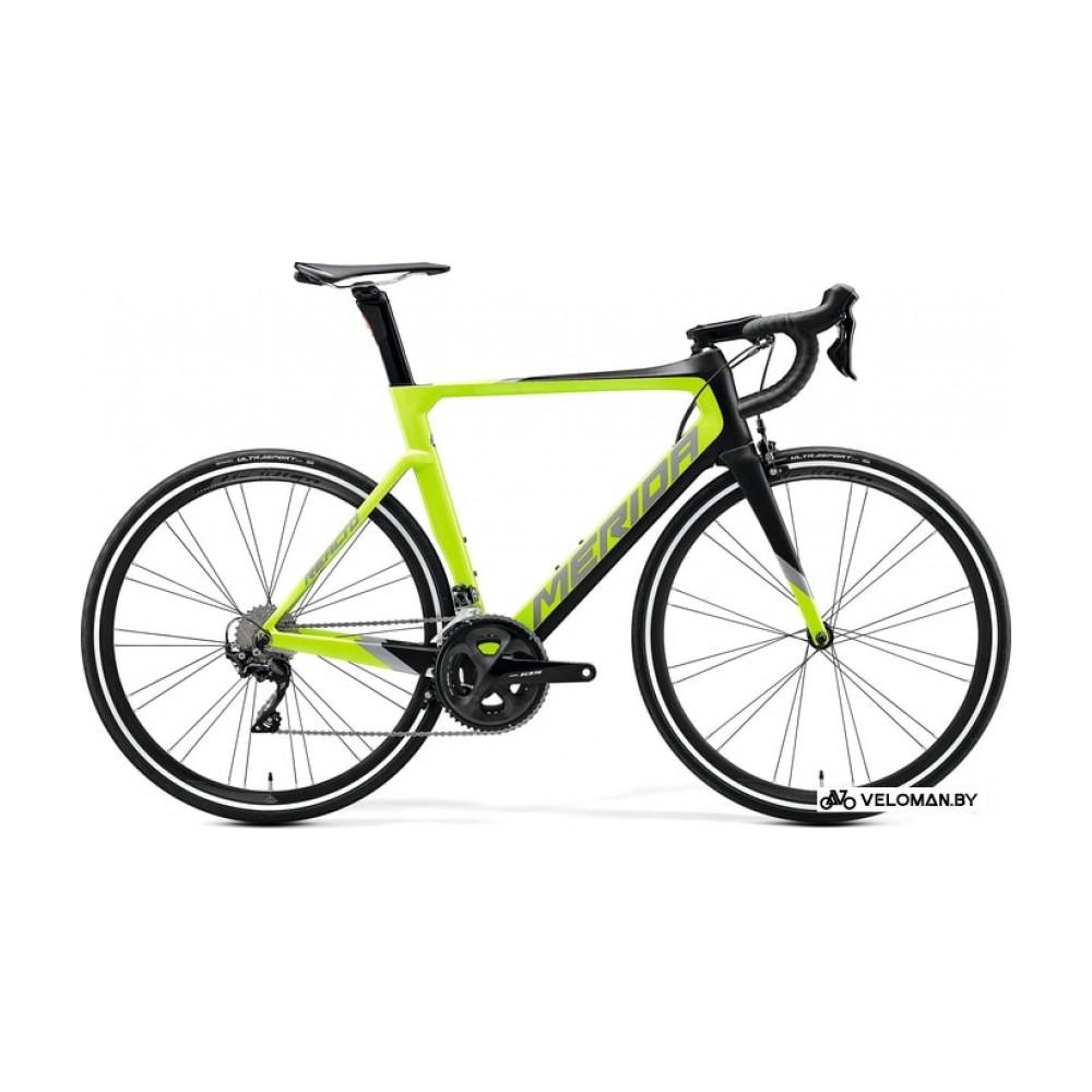 Велосипед Merida Reacto 4000 XS 2020 (матовый черный/глянцевый зеленый)