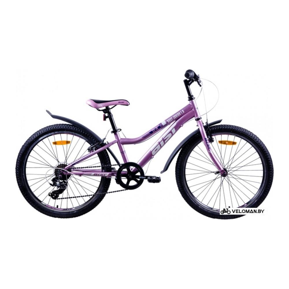 Велосипед горный AIST Rosy Junior 1.0 (сиреневый, 2019)