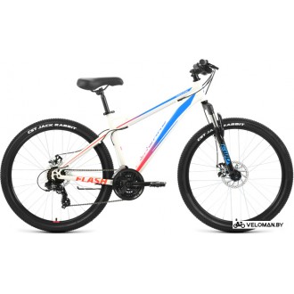 Велосипед Forward Flash 26 2.0 D р.15 2022 (белый/голубой)