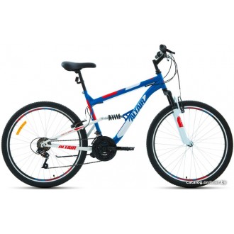 Велосипед Altair MTB FS 26 1.0 р.18 2021 (синий/красный)