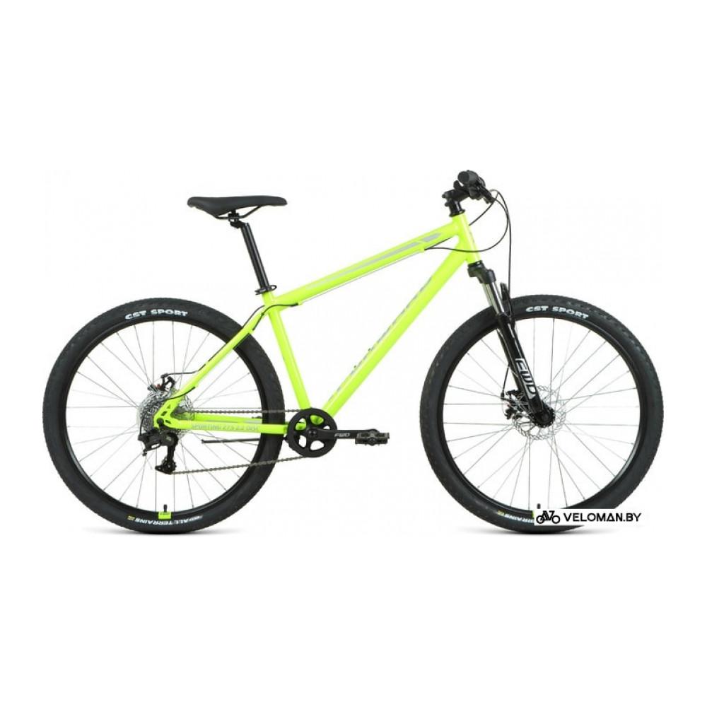 Велосипед Forward Sporting 27.5 2.2 disc р.19 2021 (зеленый)