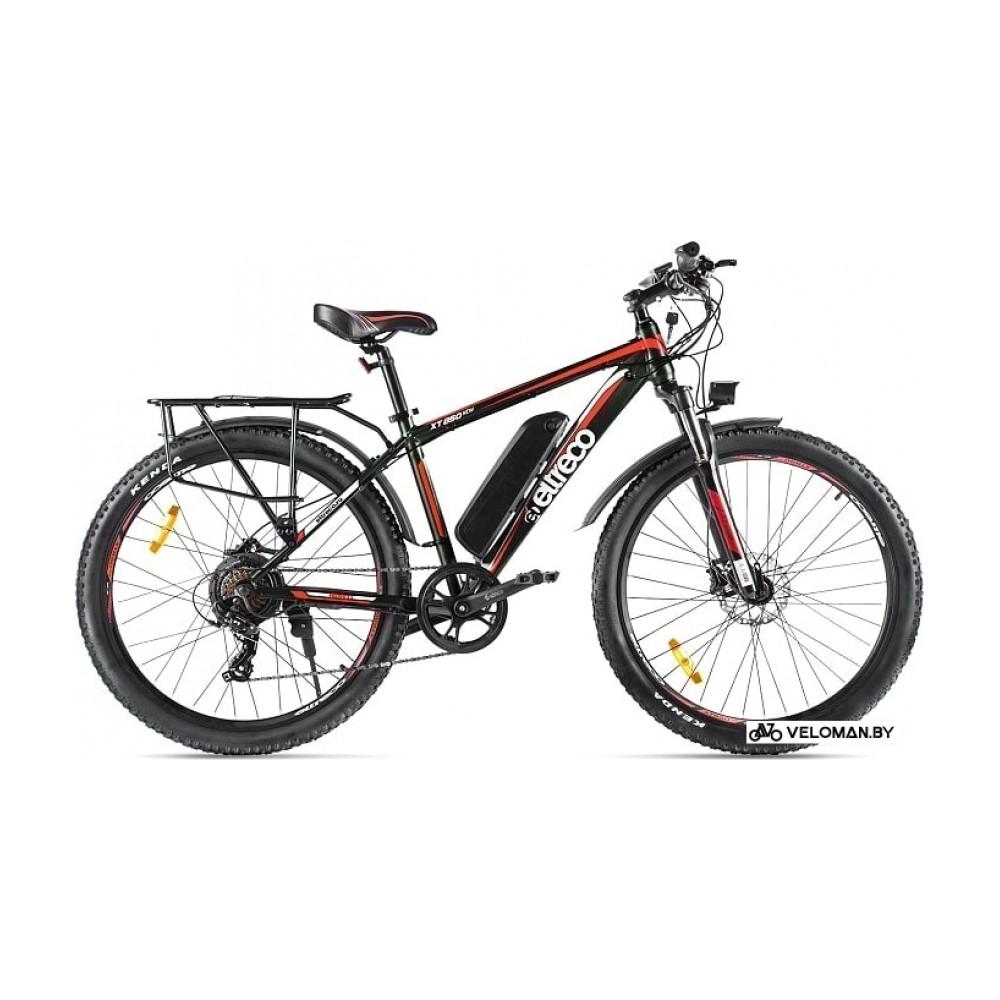 Электровелосипед горный Eltreco XT 850 New (черный/красный)