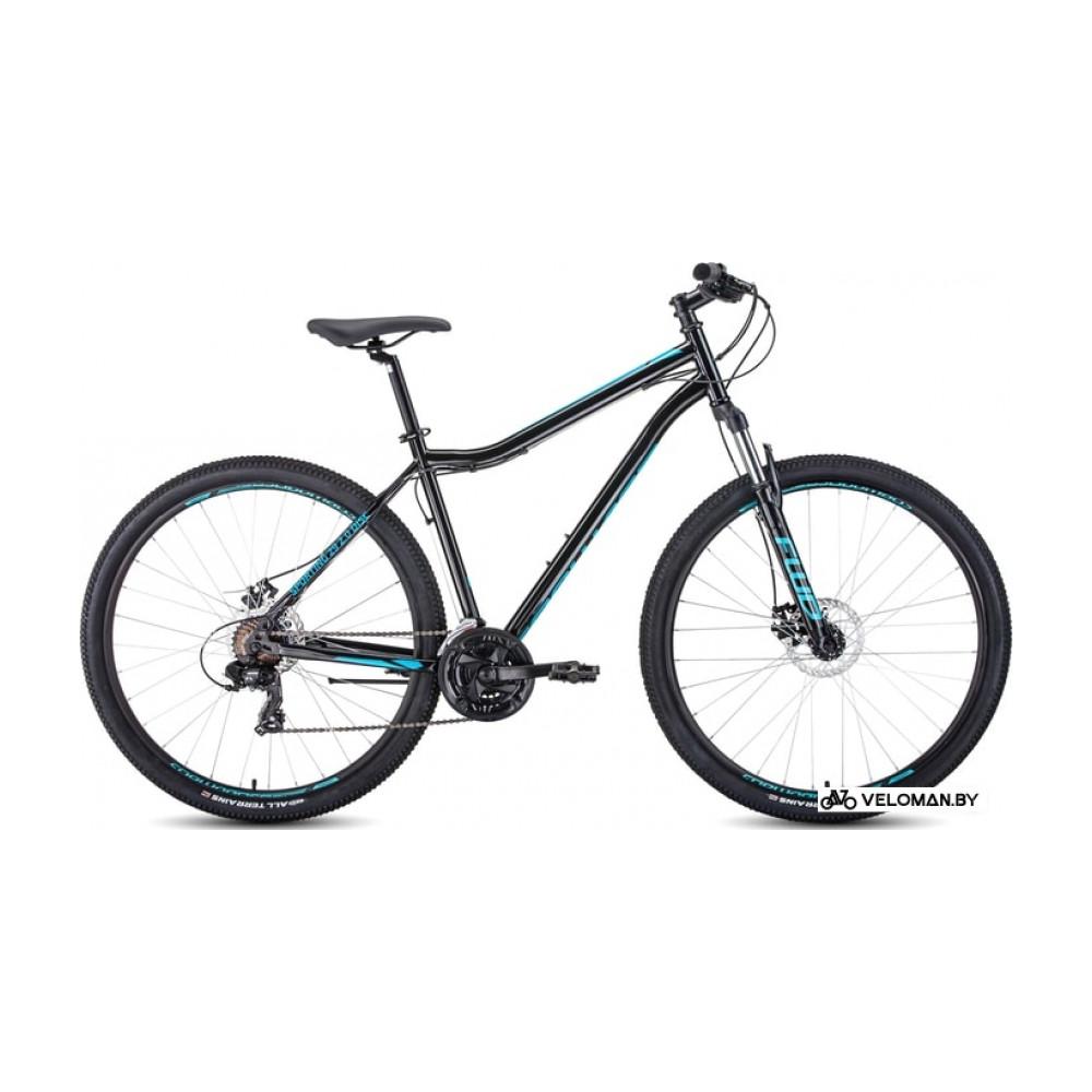 Велосипед горный Forward Sporting 29 2.0 disc р.17 2021 (черный/синий)