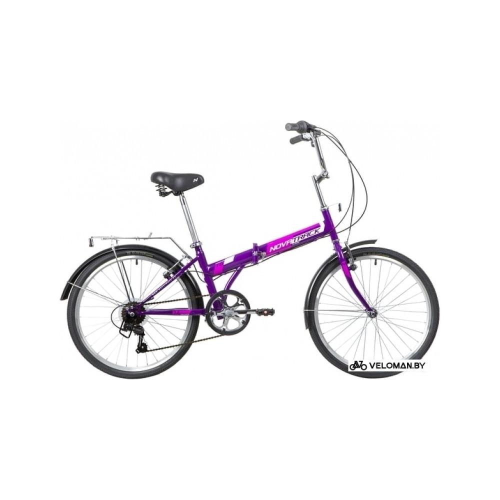 Велосипед Novatrack TG-24 Classic 6.0 NF 2020 (фиолетовый)
