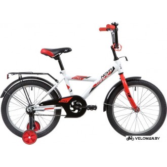 Детский велосипед Novatrack Astra 18 183ASTRA.WT20 (белый/красный, 2020)