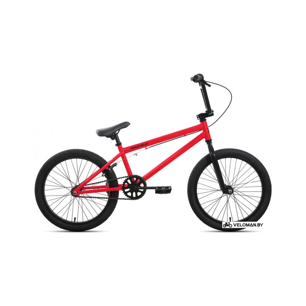 Велосипед bmx Forward Zigzag 20 Go 2022 (красный/черный)