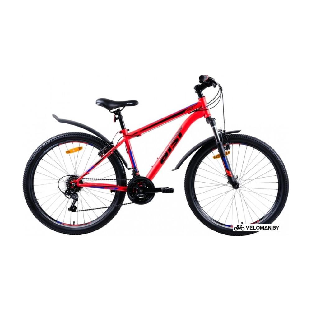 Велосипед горный AIST Quest 26 р.16 2020 (красный/синий)