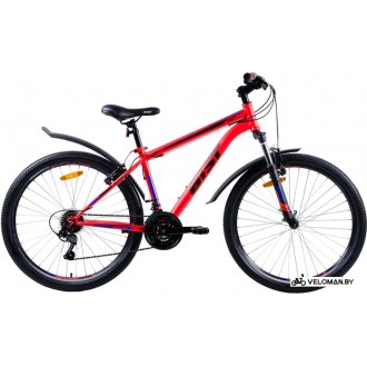 Велосипед горный AIST Quest 26 р.20 2020 (красный/синий)