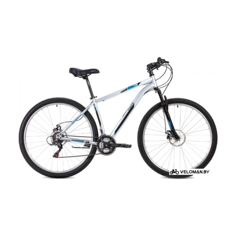 Велосипед горный Foxx Aztec D 26 р.18 2021 (серебристый)