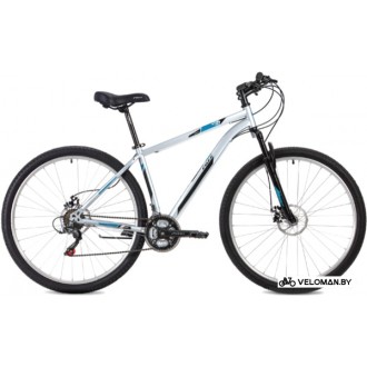 Велосипед горный Foxx Aztec D 27.5 р.20 2021 (серебристый)
