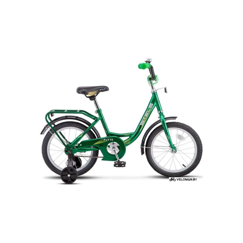 Детский велосипед Stels Flyte 16 Z011 2021 (зеленый)