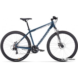 Велосипед горный Forward Apache 29 2.0 D Classic р.19 2022 (темно-синий/серебристый)