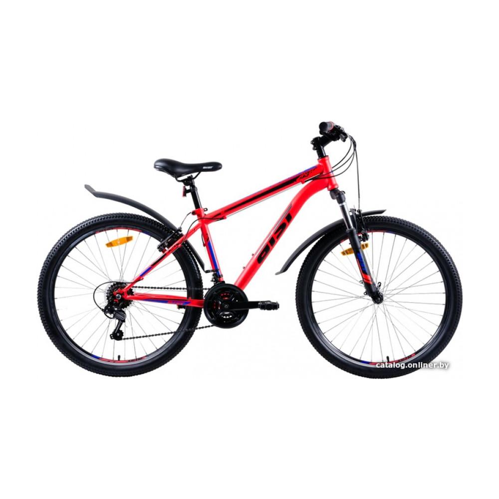 Велосипед AIST Quest 26 р.16 2022 (красный/синий)