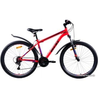 Велосипед горный AIST Quest 26 р.18 2022 (красный/синий)