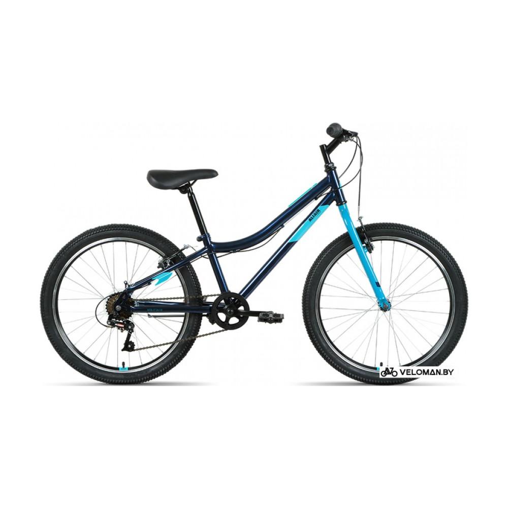 Велосипед Altair MTB HT 24 1.0 2022 (темно-синий/мятный)