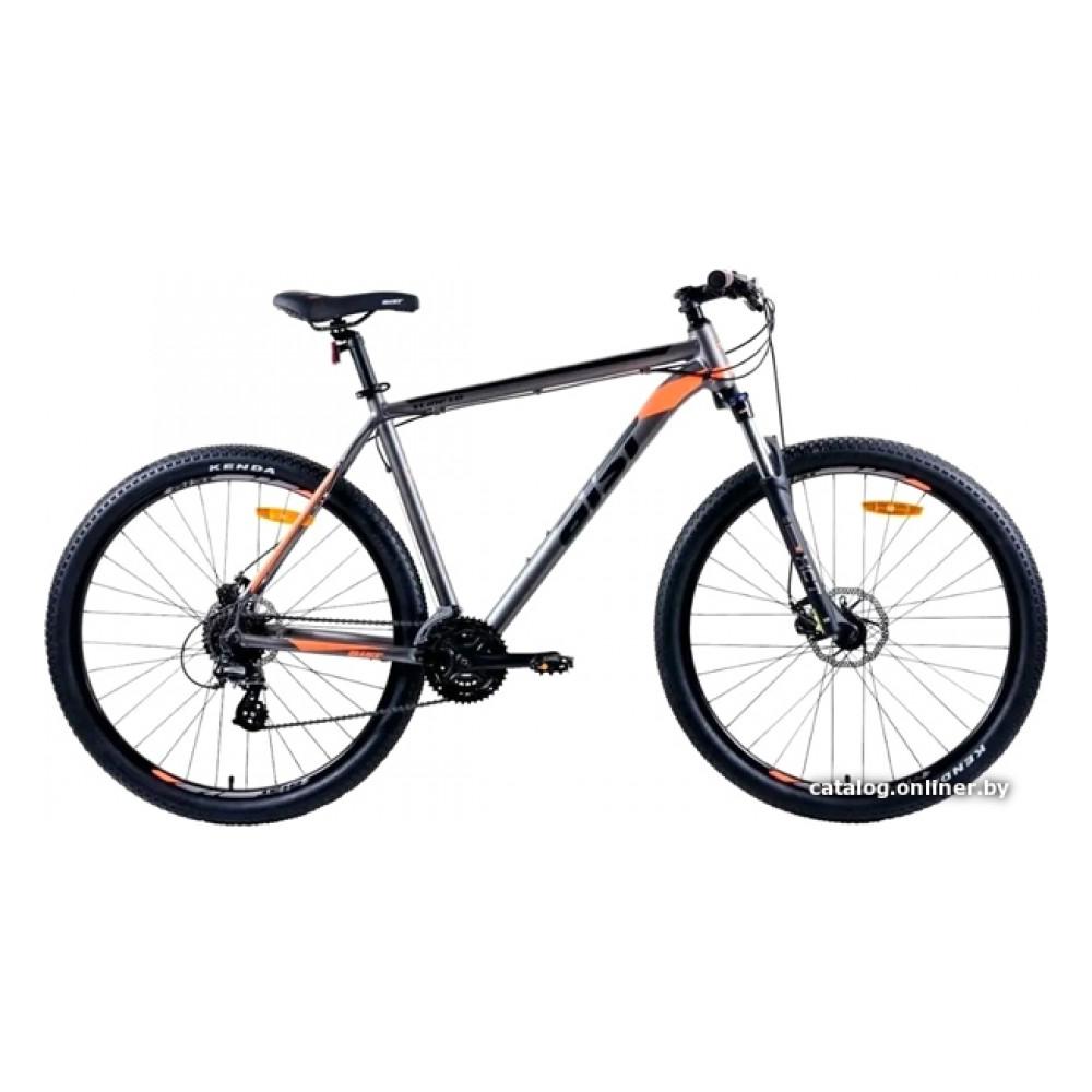 Велосипед AIST Slide 1.0 27.5 р.16 2021 (серый/оранжевый)