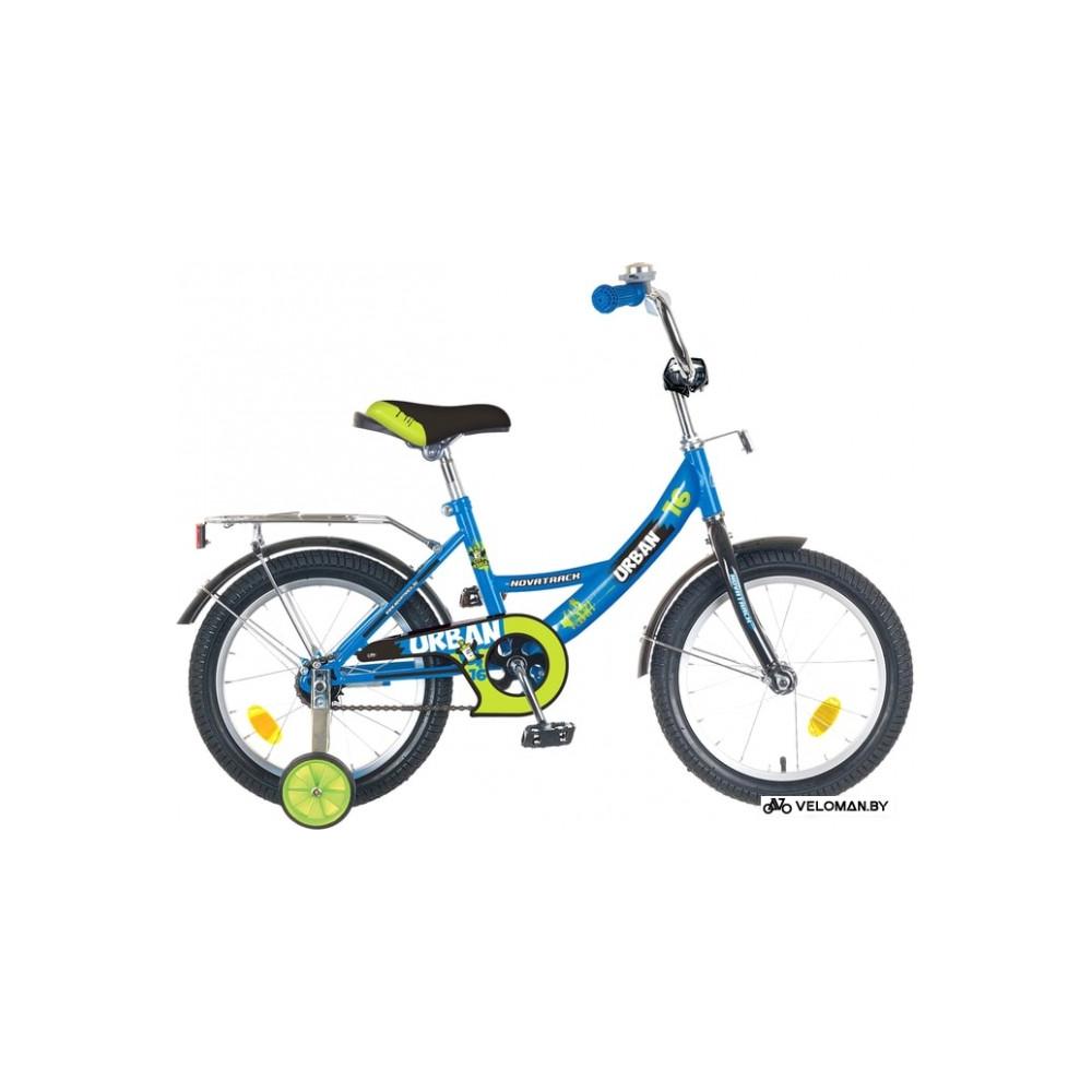 Детский велосипед Novatrack Urban 16 (синий)