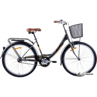 Велосипед городской AIST Jazz 1.0 26 2022 (коричневый)