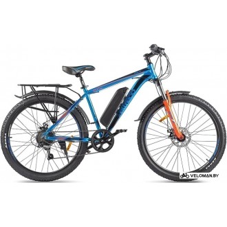 Электровелосипед горный Eltreco XT 800 New (синий/оранжевый)