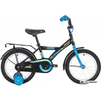 Детский велосипед Novatrack Forest 16 2020 161FOREST.BK20 (черный/голубой)