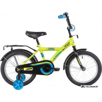 Детский велосипед Novatrack Forest 16 2020 161FOREST.GN20 (салатовый/черный)
