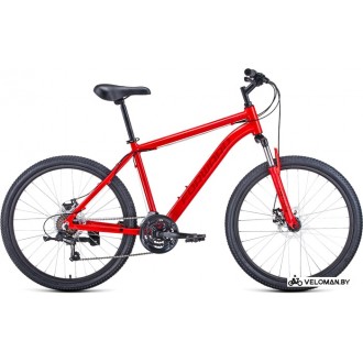 Велосипед Forward Hardi 26 2.1 disc р.18 2021 (красный)