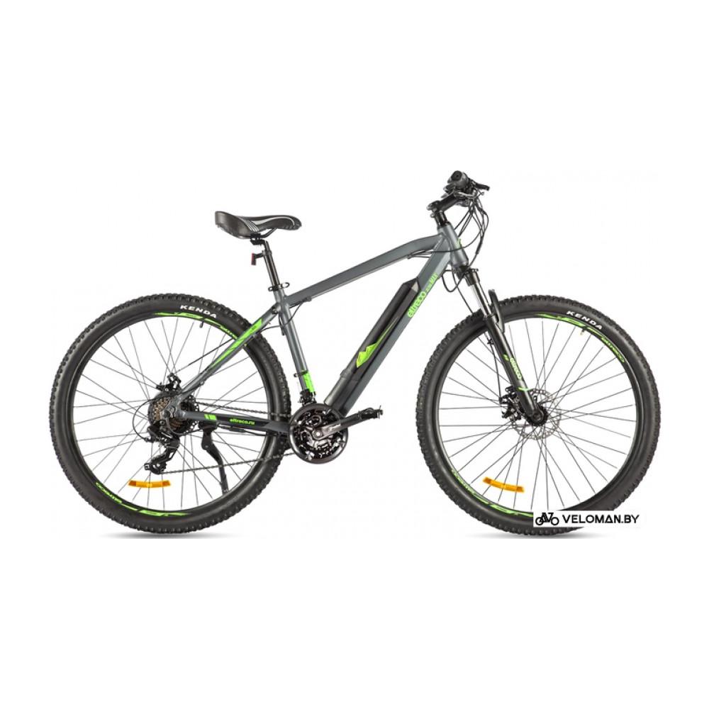Электровелосипед Eltreco Ultra Max 2022 (серый/зеленый)