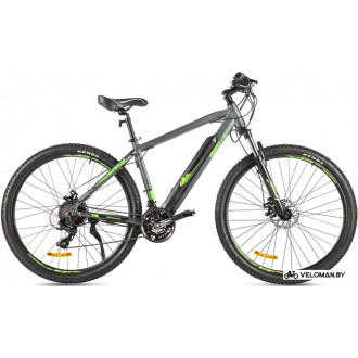 Электровелосипед горный Eltreco Ultra Max 2022 (серый/зеленый)