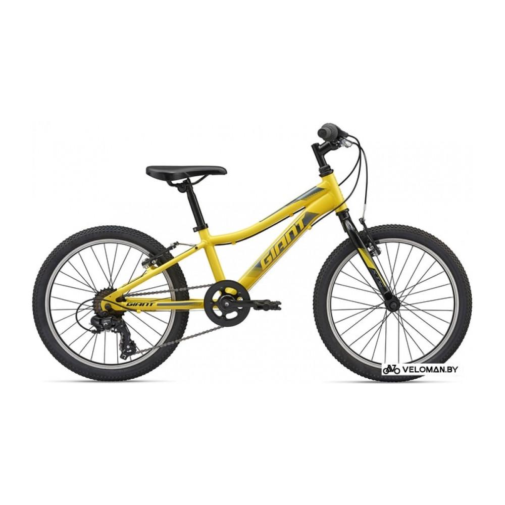 Детский велосипед Giant XTC JR 20 Lite 2020 (желтый)