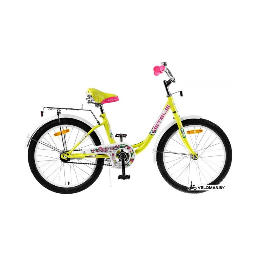 Детский велосипед Stels Pilot 200 Lady 20 Z010 (лимонный, 2019)