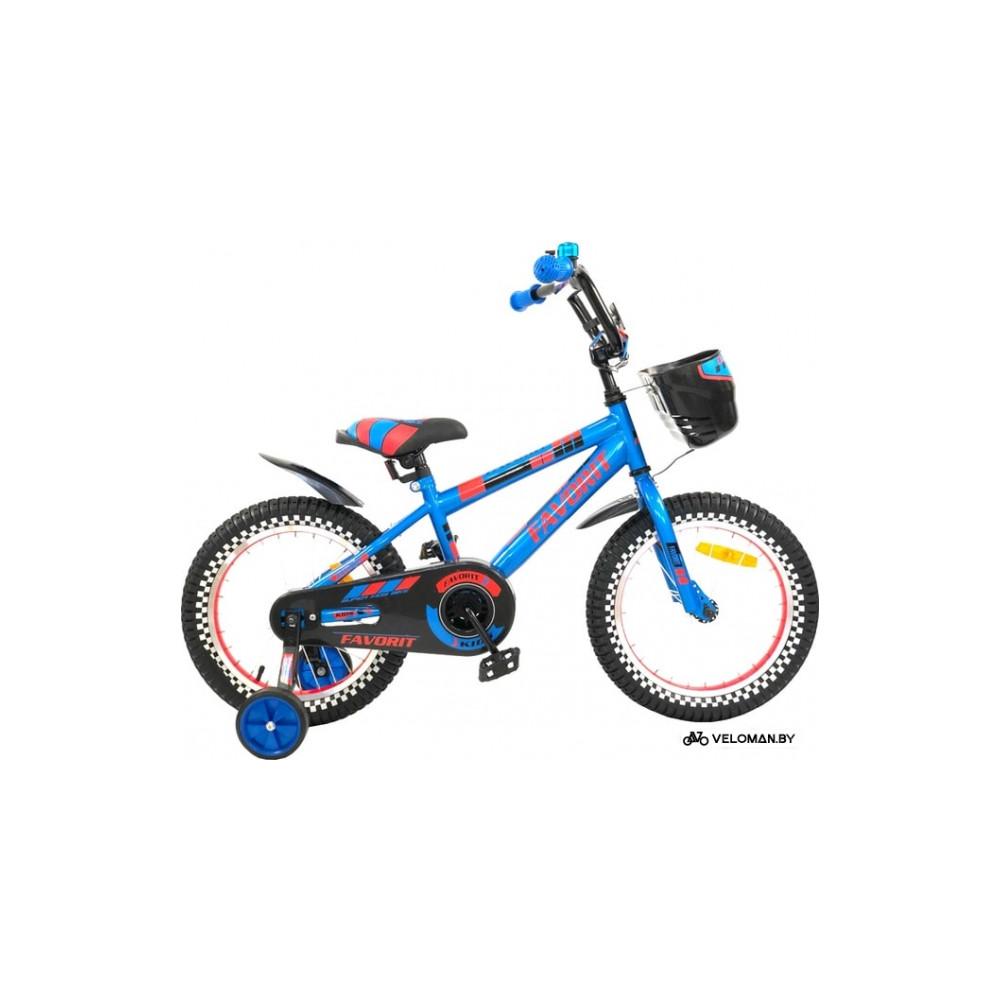 Детский велосипед Favorit Sport 18 (синий, 2019)