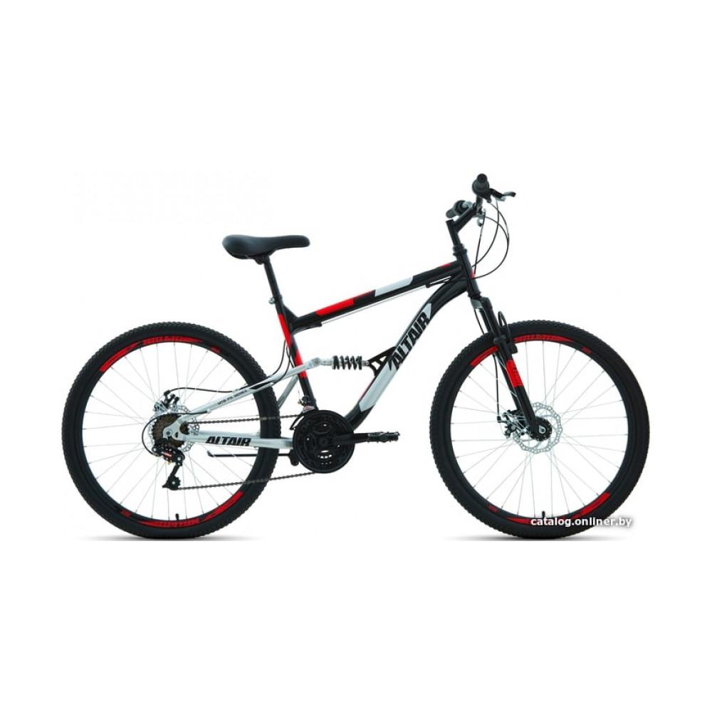 Велосипед горный Altair MTB FS 26 2.0 disc р.18 2021 (черный)