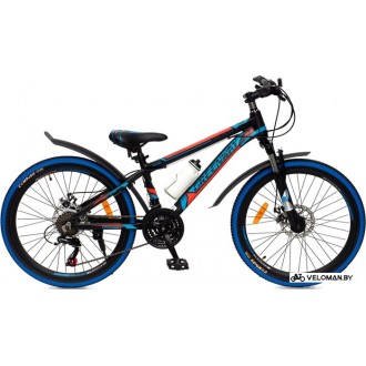 Велосипед Greenway 4919M 24 р.12.5 2021 (черный/синий)