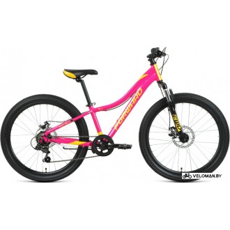 Велосипед горный Forward Jade 24 2.0 disc 2021 (розовый)