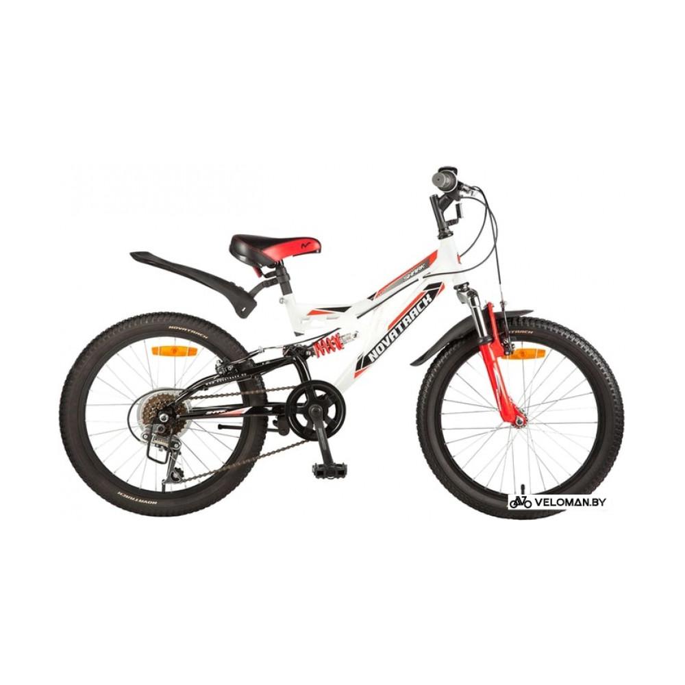 Детский велосипед Novatrack Shark 20 (белый)