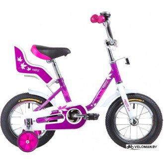 Детский велосипед Novatrack Maple 12 2019 124MAPLE.PR9 (сиреневый/белый)