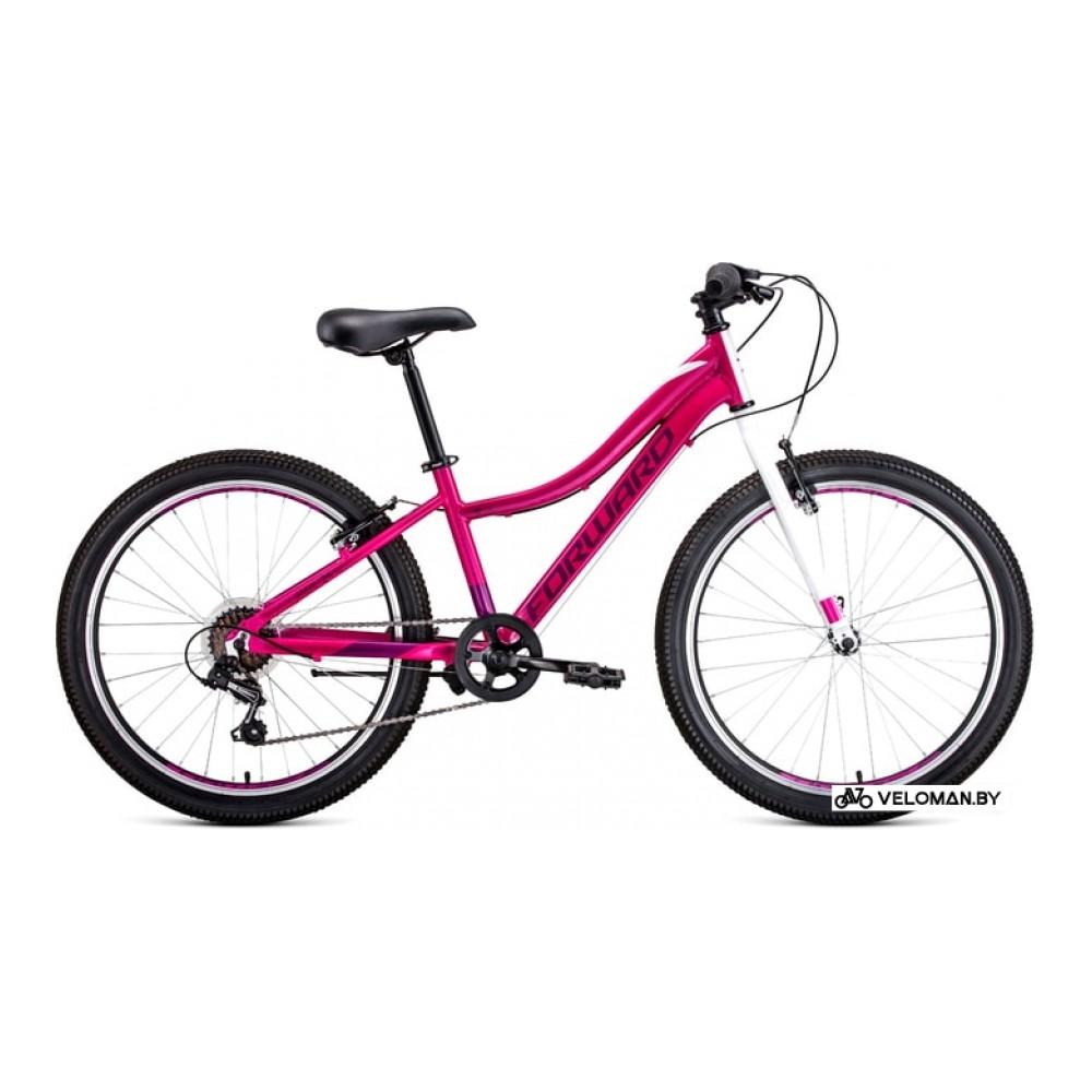 Велосипед горный Forward Jade 24 1.0 2020 (розовый)