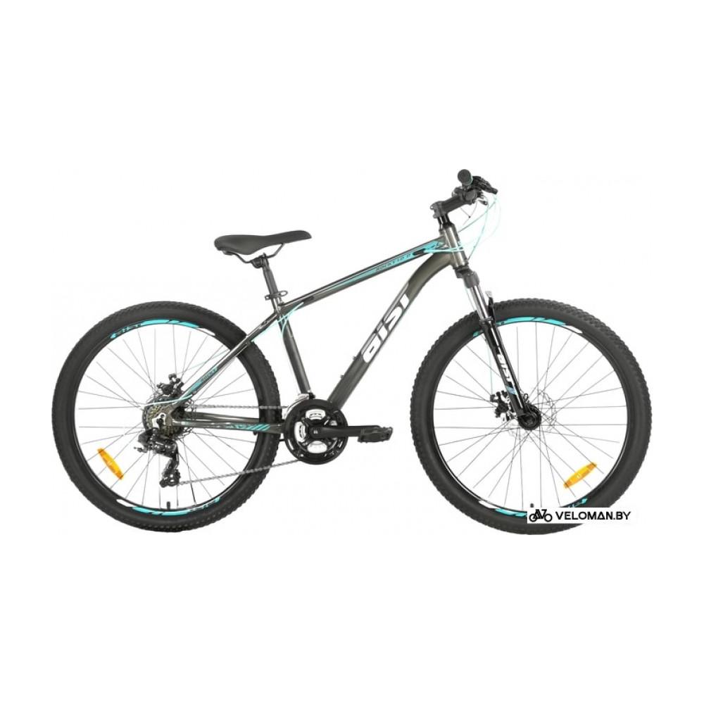 Велосипед горный AIST Rocky 1.0 Disc 26 р.16 2020 (серый/синий)