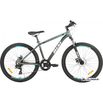 Велосипед горный AIST Rocky 1.0 Disc 26 р.13 2020 (серый/синий)