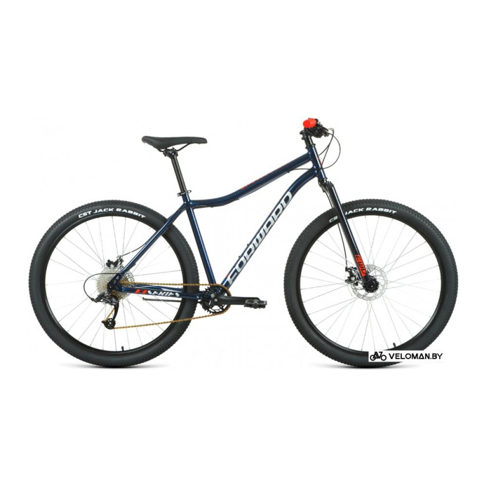 Велосипед горный Forward Sporting 29 X D р.17 2022 (темно-синий/красный)
