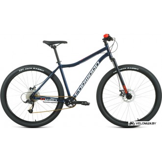 Велосипед горный Forward Sporting 29 X D р.19 2022 (темно-синий/красный)
