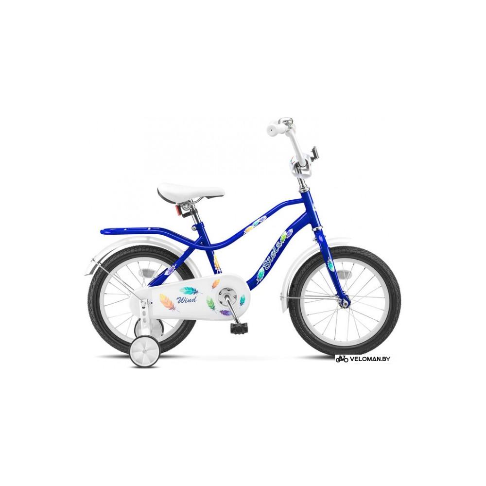 Детский велосипед Stels Wind 14 (синий, 2017)