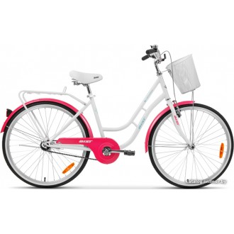 Велосипед городской AIST Avenue 2022 (белый/розовый)