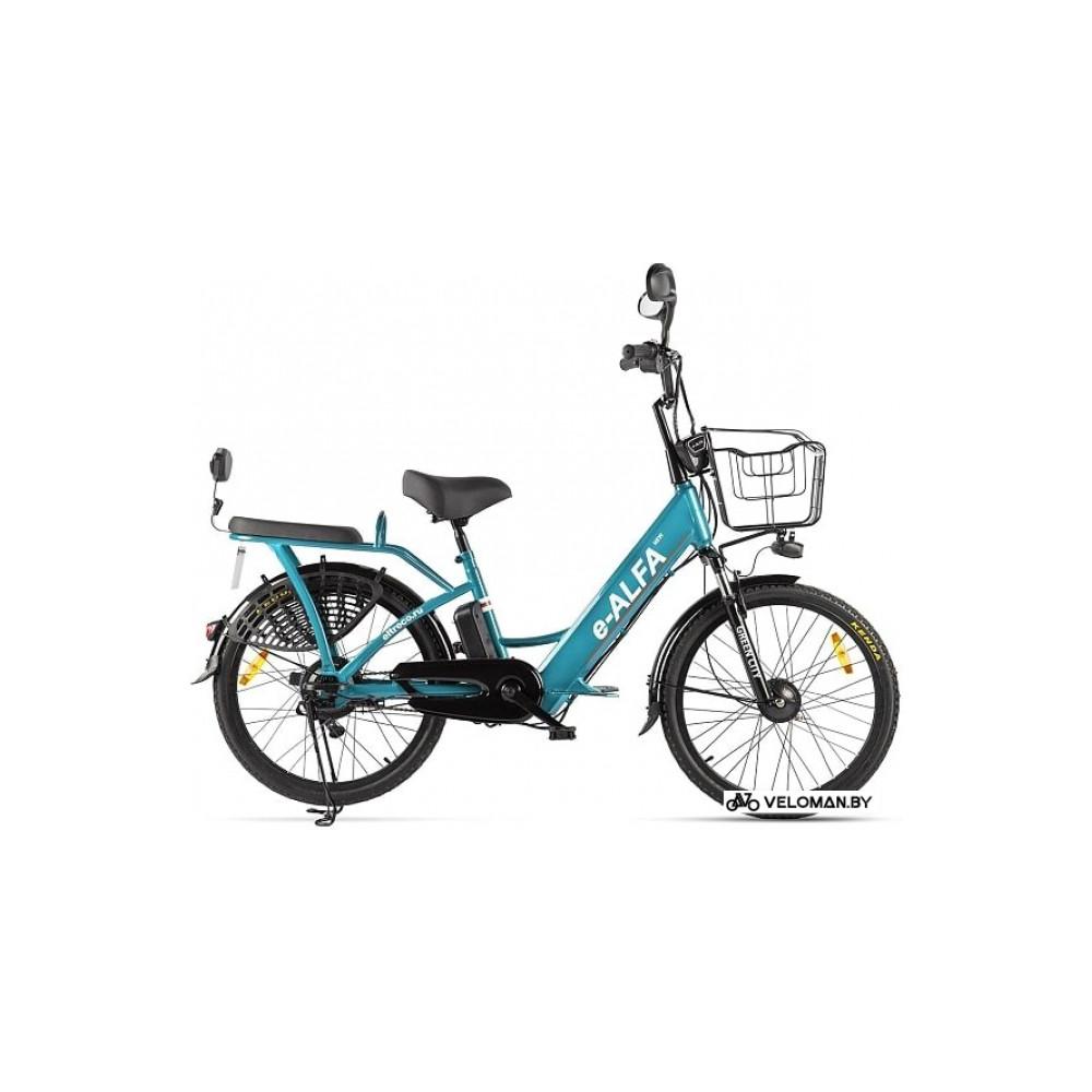 Электровелосипед Eltreco Green City E-Alfa New (синий)