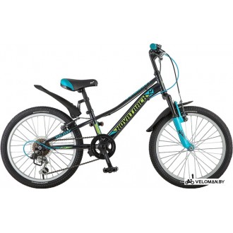 Детский велосипед Novatrack Valiant 20 (черный)