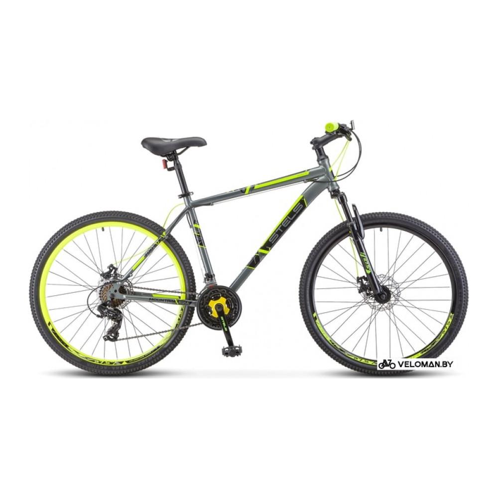 Велосипед горный Stels Navigator 700 MD 27.5 F020 р.19.5 2022 (серый/желтый)